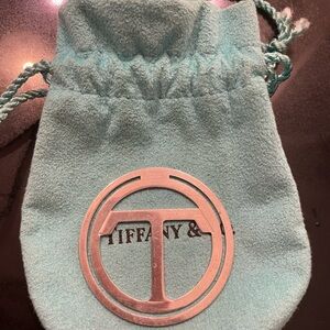 Tiffany sterling silver T bookmark, pre owned, had for a while.